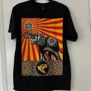 OBEY Elephant Graphic T-Shirt – Size Medium